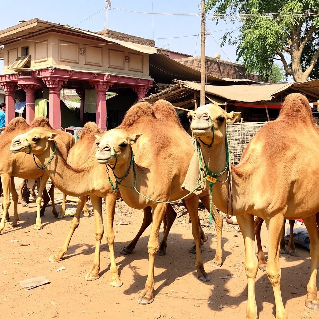 Camels Used in the Trade Industries in Sudhara